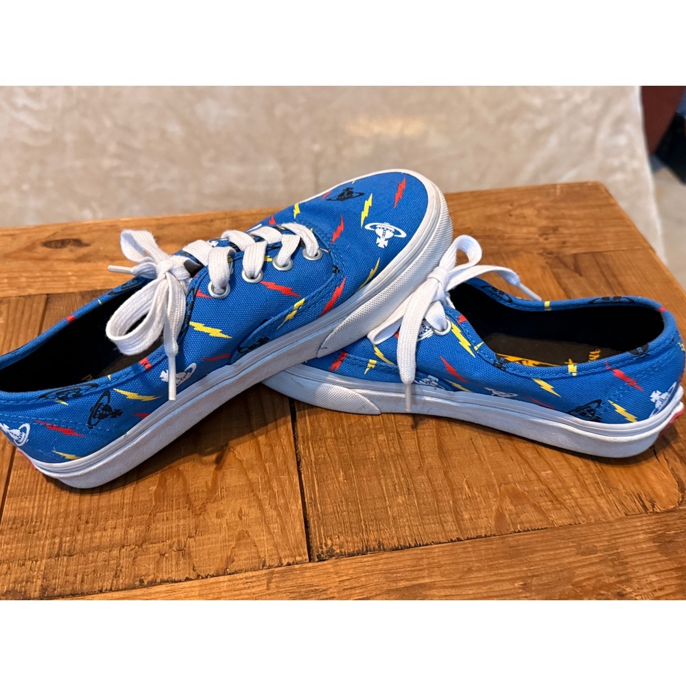 Vans x Vivienne Westwood Authentic Thunder Bolt Orbs Shoes Women Sz 6 EUC - Picture 4 of 8